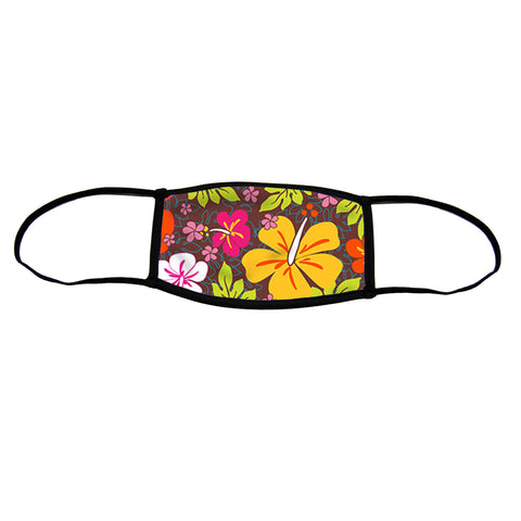 Aloha Flowers Premium Triple Layer Cloth Face Mask - Small (Case of 6)