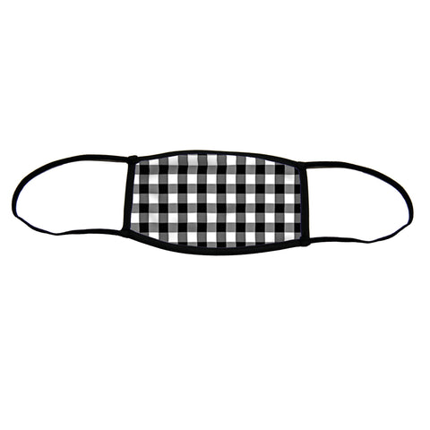 Gingham Premium Triple Layer Cloth Face Mask - Small (Case of 6)
