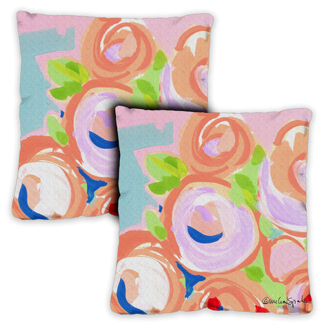 Blooms 18 x 18 Inch Pillow Case Image