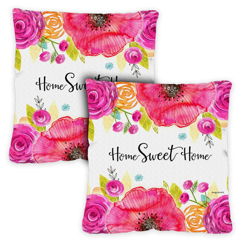 Home Sweet Home 18 x 18 Inch Pillow Case Image