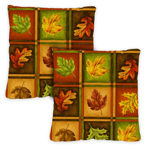 Fall Leaves 18 x 18 Inch Pillow Case Image