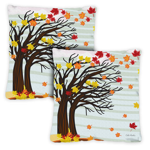 Autumn Winds 18 x 18 Inch Pillow Case Image