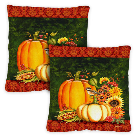 Welcome Gourds 18 x 18 Inch Pillow Case Image