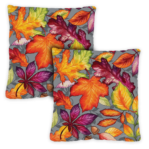 Autumn Welcome 18 x 18 Inch Pillow Case Image