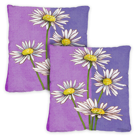 Bouquet Of Daisies 18 x 18 Inch Pillow Case Image