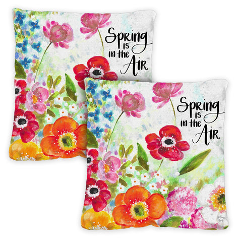 Spring Is In The Air 18 x 18 Inch Pillow Case Image