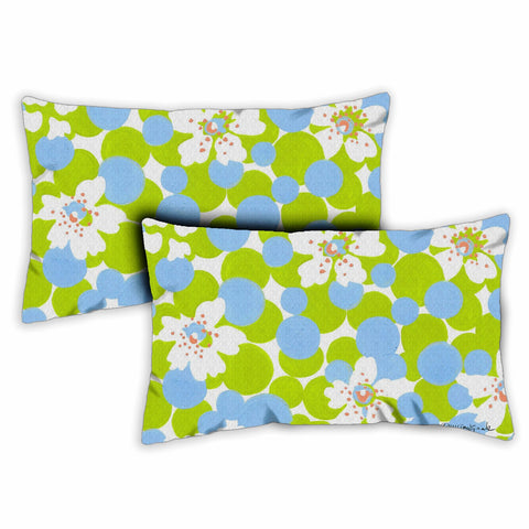 Vintage Daisies 12 x 19 Inch Pillow Case Image