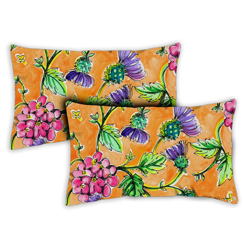 Wild Thistle 12 x 19 Inch Pillow Case Image
