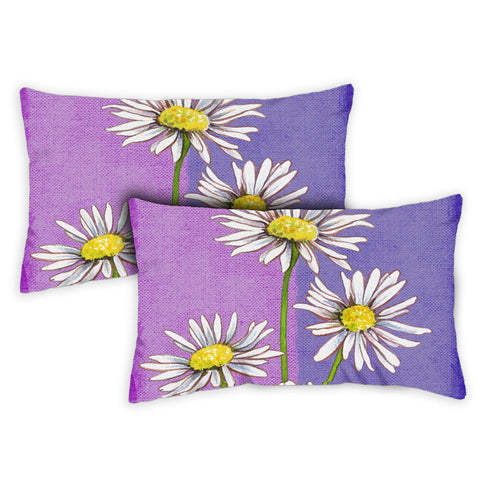 Bouquet Of Daisies 12 x 19 Inch Pillow Case Image