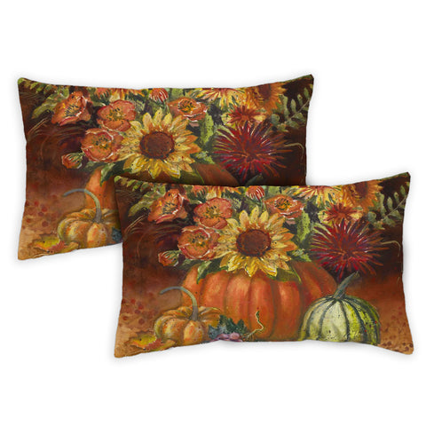 Fall Burst 12 x 19 Inch Indoor Pillow Case Image