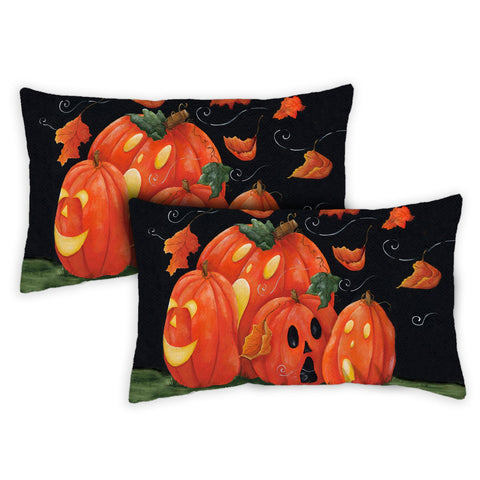 Scary Night 12 x 19 Inch Indoor Pillow Case Image