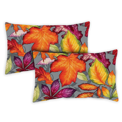 Autumn Welcome 12 x 19 Inch Indoor Pillow Case Image