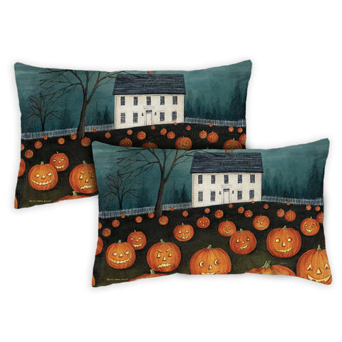 Pumpkin Hollow House 12 x 19 Inch Indoor Pillow Case Image