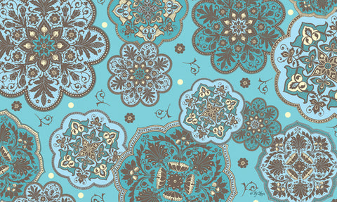 Blue Marrakesh Door Mat Image
