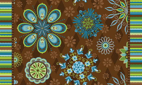 Floral Spice Door Mat Image