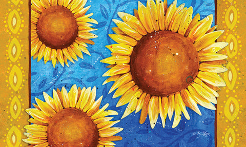 Sweet Sunflowers Door Mat Image