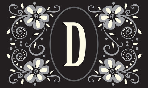 Classic Monogram - D Door Mat Image