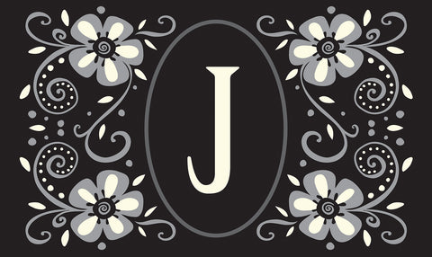 Classic Monogram - J Door Mat Image