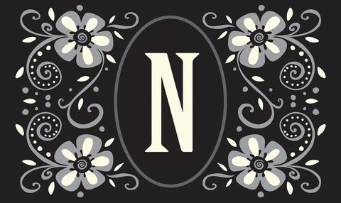 Classic Monogram - N Door Mat Image