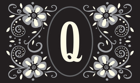 Classic Monogram - Q Door Mat Image