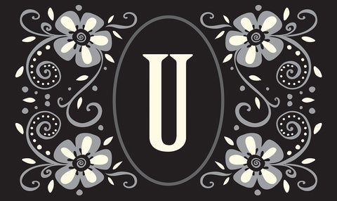 Classic Monogram - U Door Mat Image