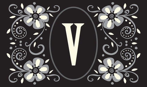 Classic Monogram - V Door Mat Image