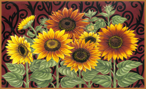 Sunflower Medley Door Mat Image