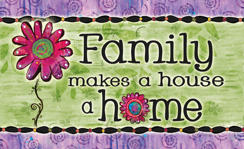 Family Home Door Mat Image