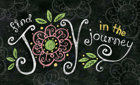 Joy In The Journey Chalkboard Door Mat Image
