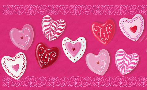 Heart Cookies Door Mat Image