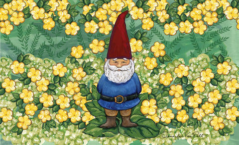 Garden Gnome Door Mat Image