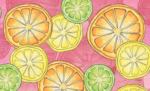 Citrus Toss Door Mat Image