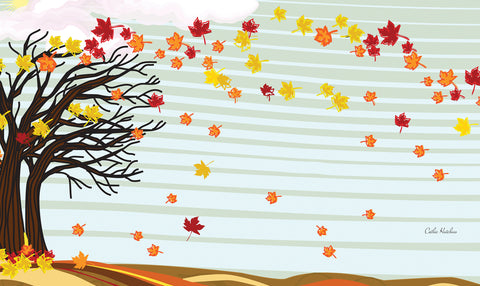 Autumn Winds Door Mat Image