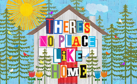 No Place Like Home Door Mat Image
