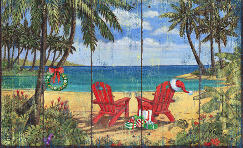 Christmas Paradise Door Mat Image