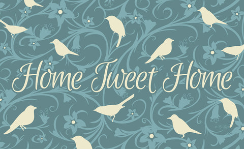 Home Tweet Home - Blue Door Mat Image