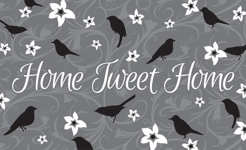 Home Tweet Home - Gray Door Mat Image