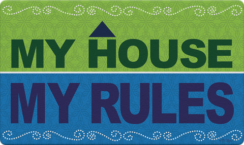 House Rules Door Mat Image