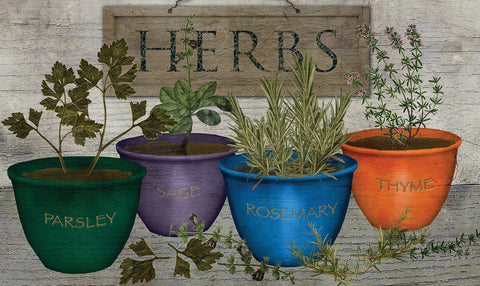 Herb Garden Door Mat Image