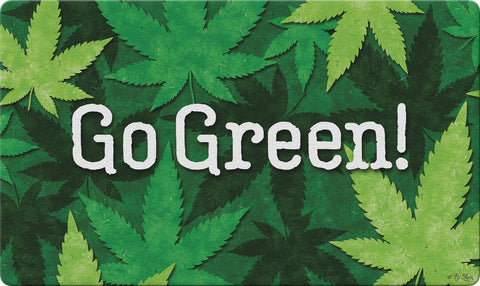 Go Green Door Mat Image