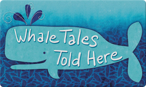 Whale Tales Door Mat Image
