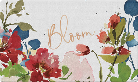 Floral Blooms Door Mat Image