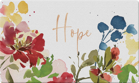 Hope Blooms Door Mat Image