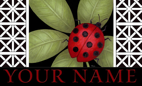 Ladybug Personalized Mat Image