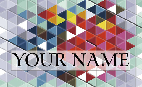 Prism Party Personalized Mat Image